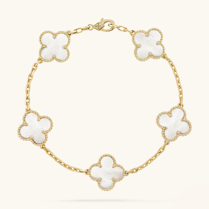 CLOVER | White Bracelet