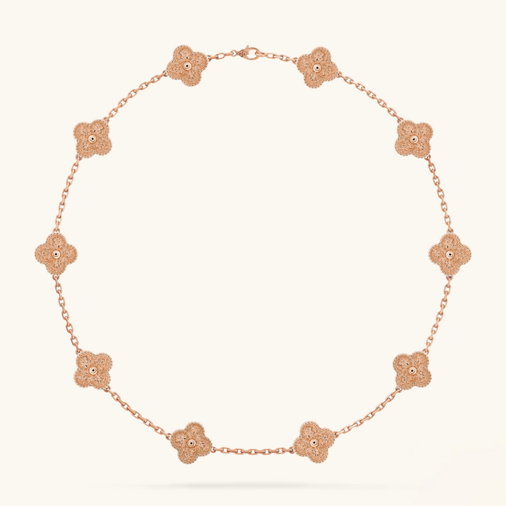 CLOVER | 10 Motive Pink Necklace